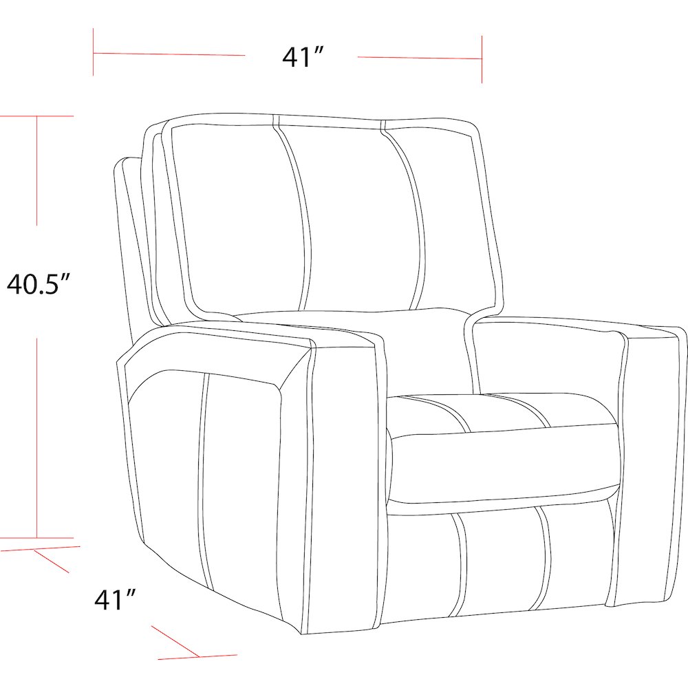 Rockford - Verona Saddle Power Recliner. Picture 10