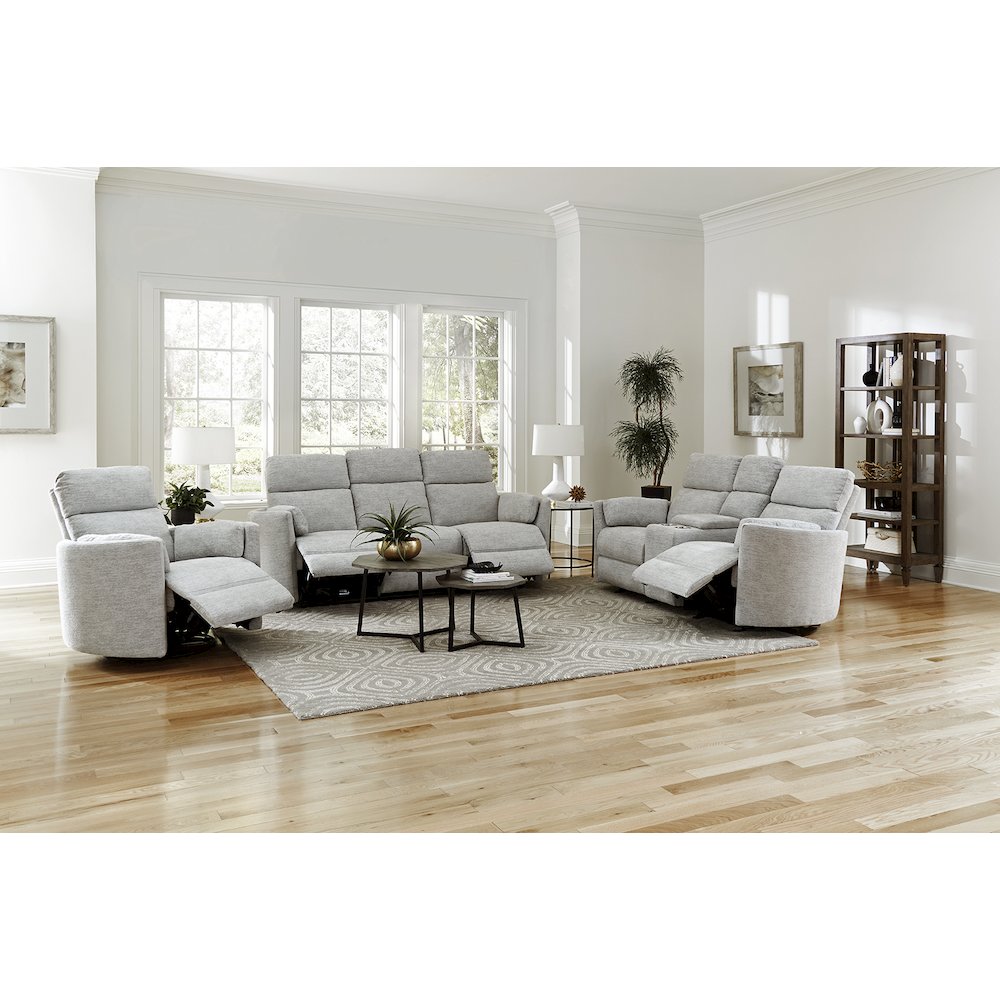 Radius - Mineral Power Swivel Glider Recliner. Picture 7