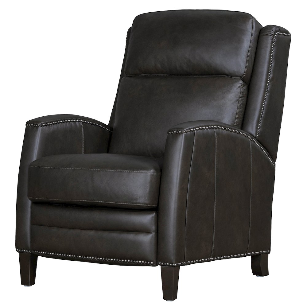 Vermont - Slate Noire Manual Pushback Recliner. Picture 1