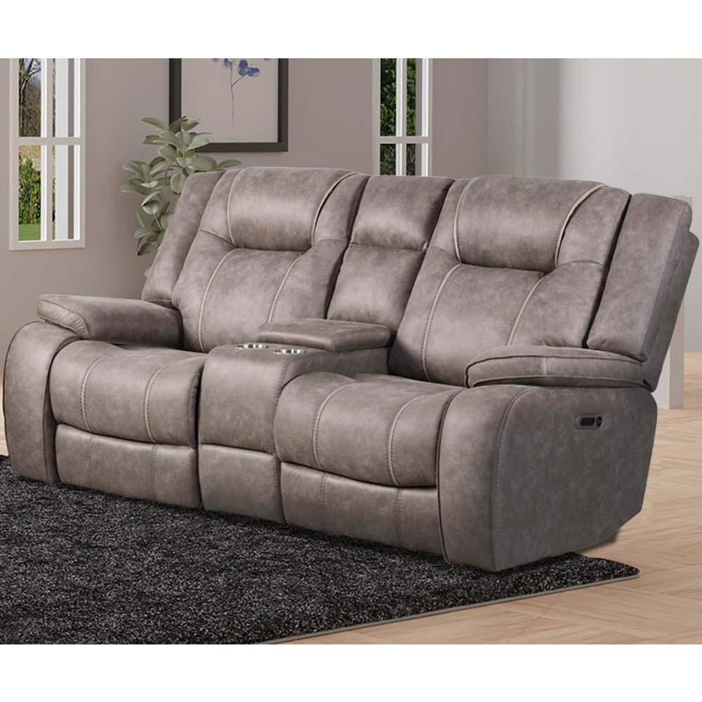 Blake - Desert Taupe Manual Reclining Sofa and Loveseat. Picture 16