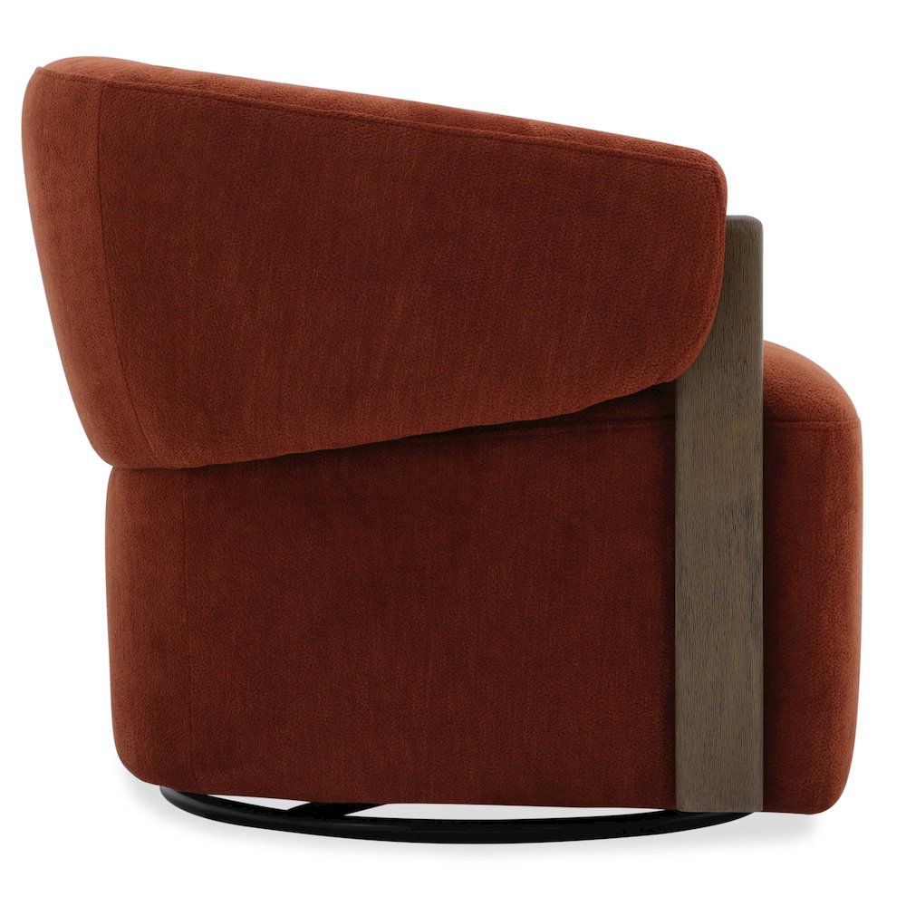 Finley - Island Rust Swivel Accent Chair. Picture 3