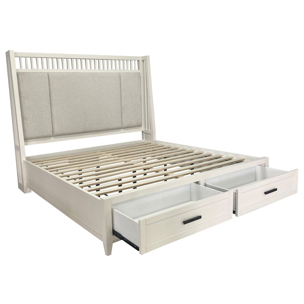 Modern Bedroom King Shelter Bed. Picture 3