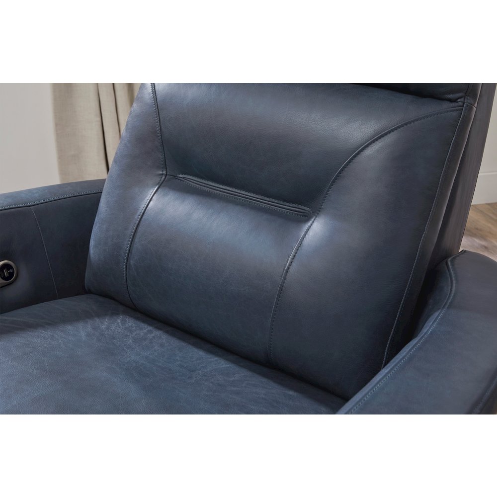 Remmington - Vintage Navy Power Swivel Glider Recliner P2. Picture 10