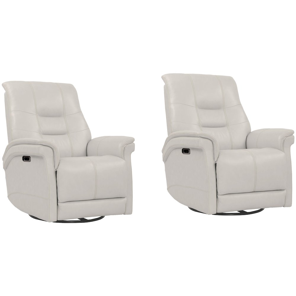 Powered By Freemotion Cordless Power Swivel Glider Recliner Two Pack. Picture 3