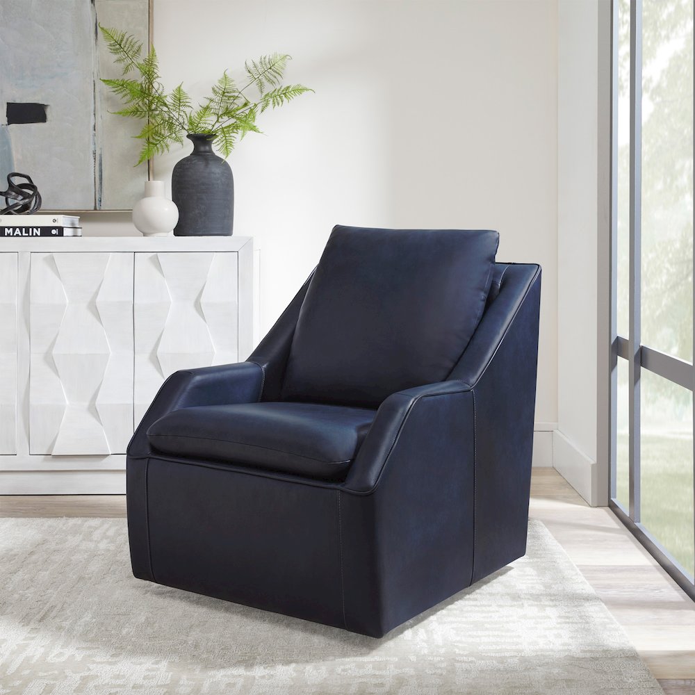 Asher - Steamboat Marine Swivel Accent Chair. Picture 5