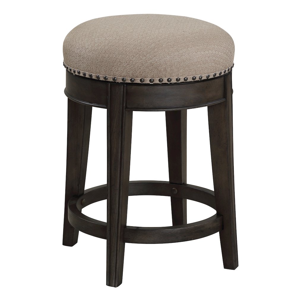 Sundance - Smokey Grey Swivel Stool. Picture 1
