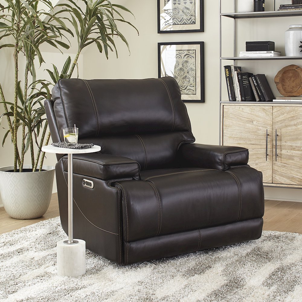 Whitman - Verona Coffee - Powered By Freemotion Cordless Power Recliner. Picture 4