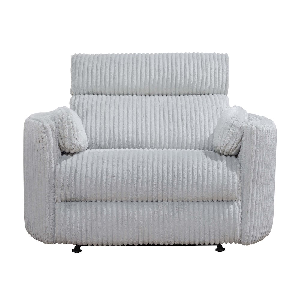Radius Xl - Mega Grey Extra Wide Power Glider Recliner. Picture 3