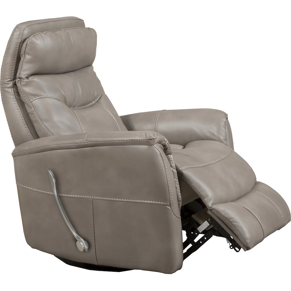 Gemini - Linen Swivel Glider Recliner. Picture 5