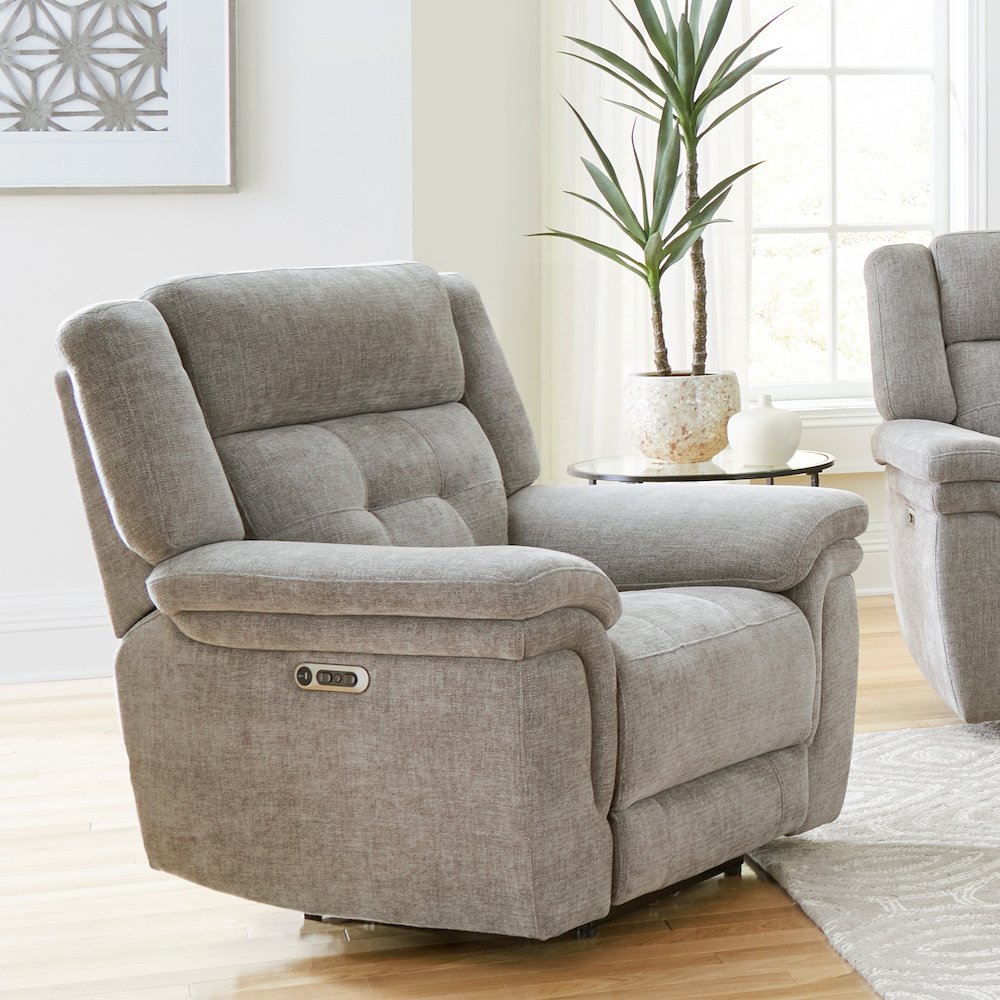 Richland - Bristol Grey Power Recliner. Picture 3