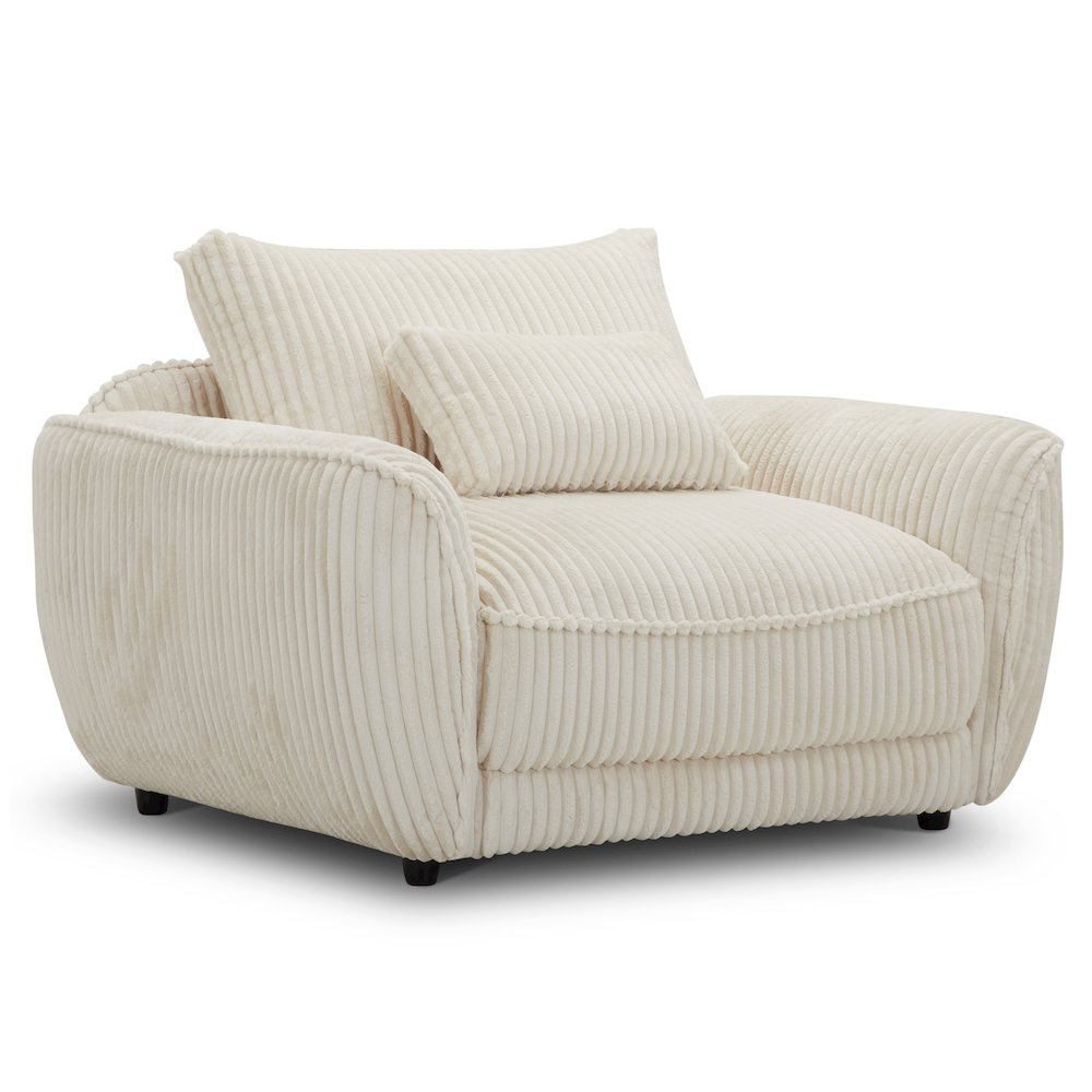 Utopia - Mega Ivory Sofa and 2 Chair and Half. Picture 8