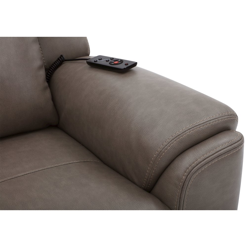 Momentum - Dark Granite 6 Piece Modular Power Reclining Sectional. Picture 8