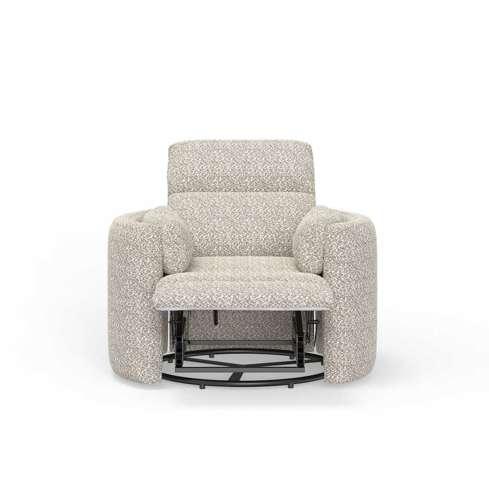 Radius - Tatum River Rock Swivel Power Glider Recliner. Picture 6
