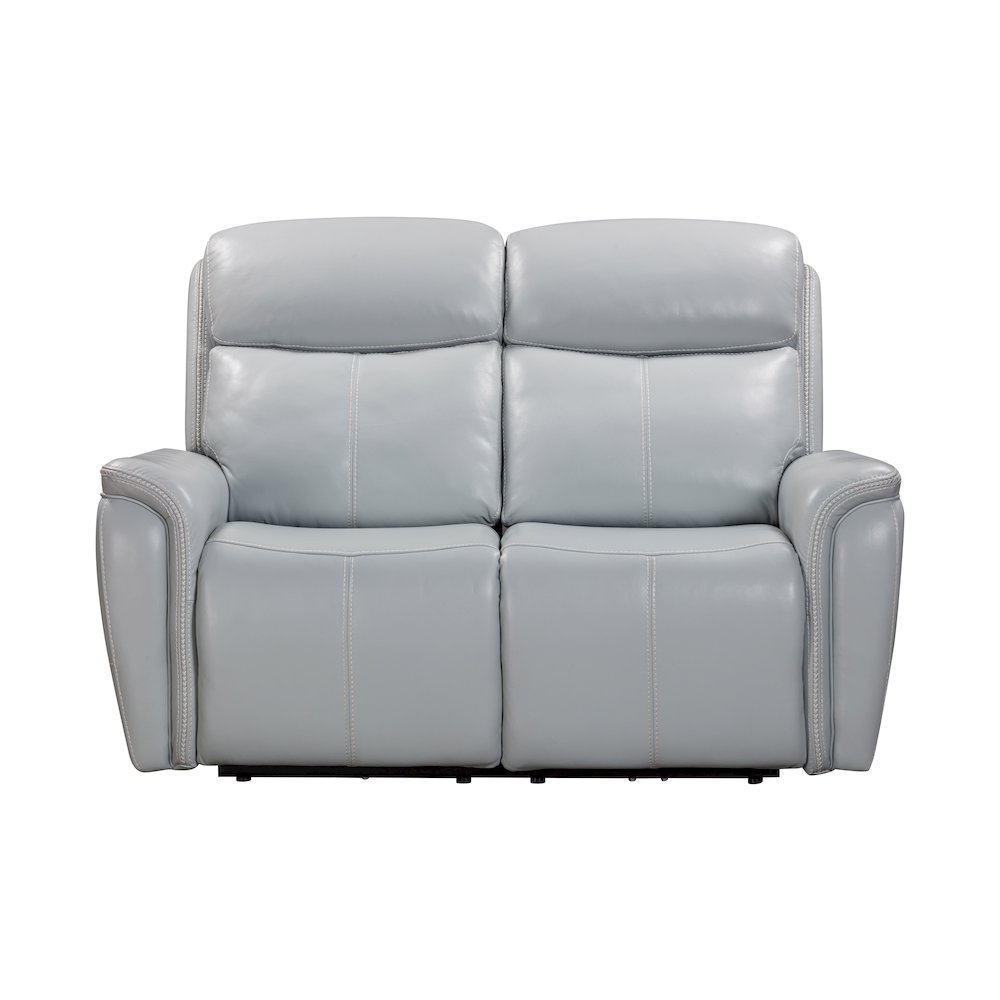 Cascade - Seamist Grey Power Reclining Sofa Loveseat and Recliner. Picture 5