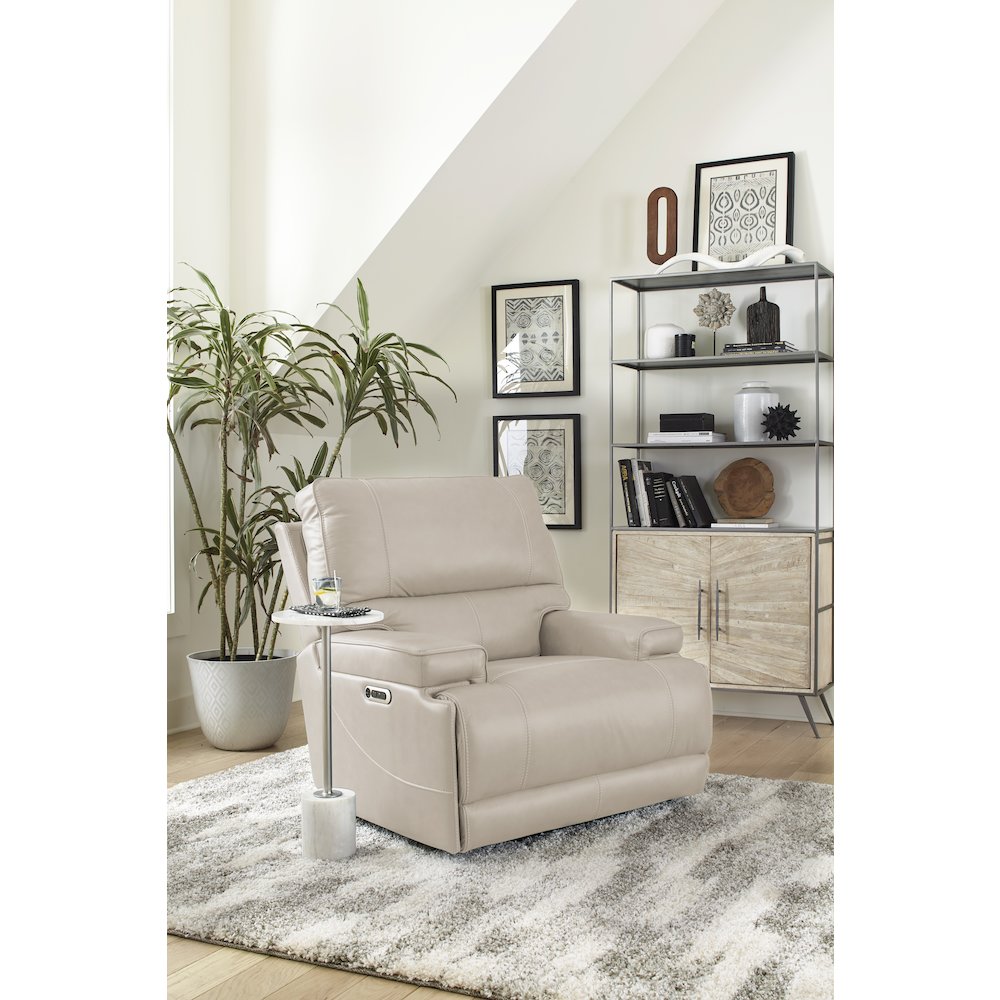 Whitman - Verona Linen - Powered By Freemotion Cordless Power Recliner. Picture 9