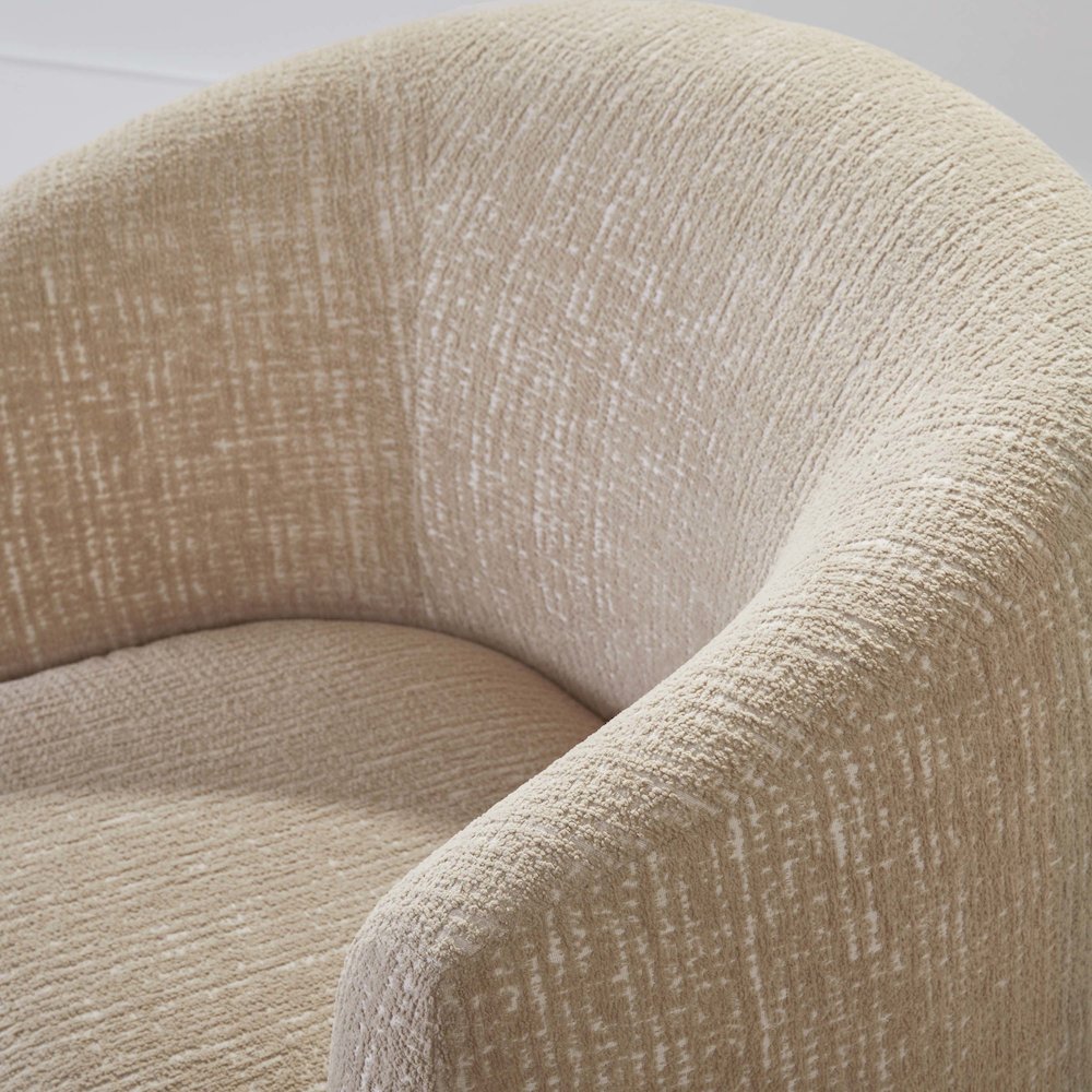 Tatum - Sand Dollar Swivel Accent Chair. Picture 6
