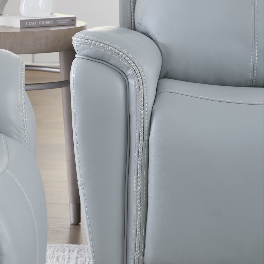 Cascade - Seamist Grey Power Recliner. Picture 7