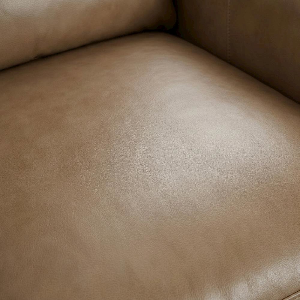 Cream Manual Recliner with Headrest in Traditional Design for Relaxation. Picture 5