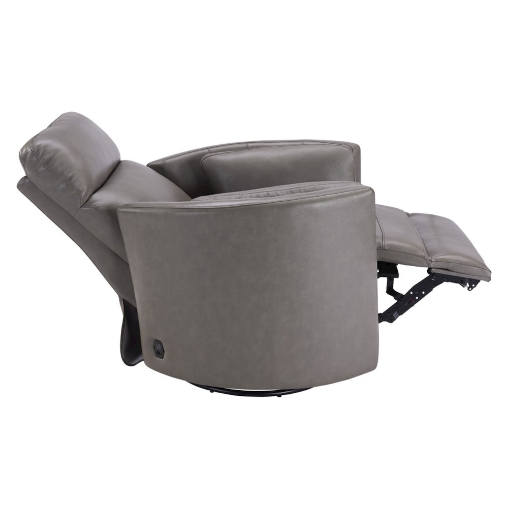 Powered By Freemotion Cordless Power Swivel Glider Recliner. Picture 5