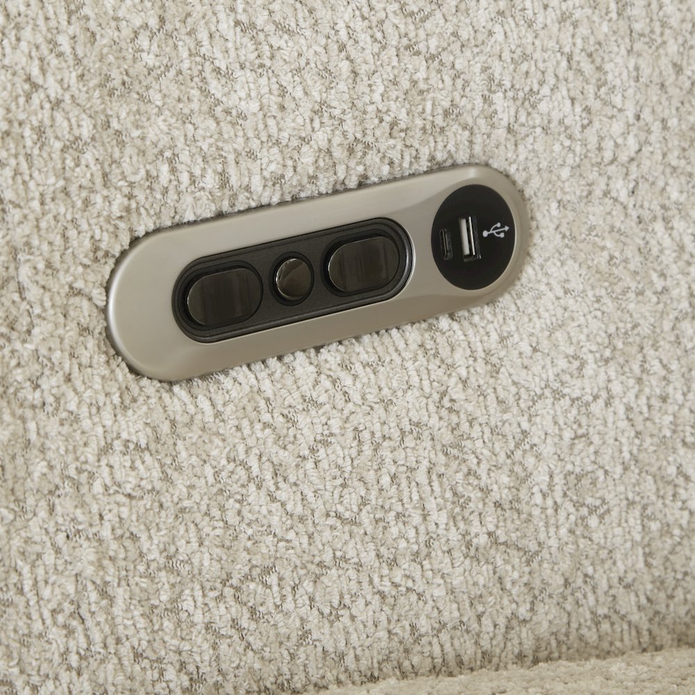 Modesto - Buttercream 7 Piece Modular Power Reclining Sectional. Picture 11