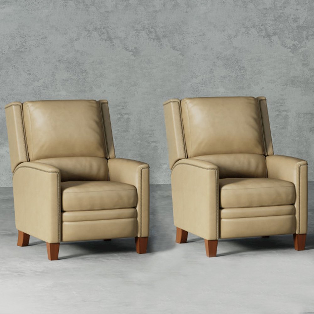 Connor - Luxe Latte Power Cordless High Leg Recliner P2 Two Pack. Picture 12