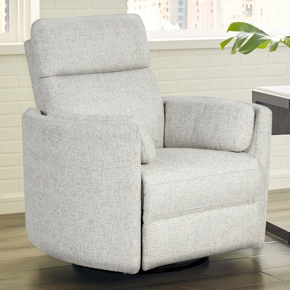 Radius - Natural Beauty Quartz Power Swivel Glider Recliner. Picture 6
