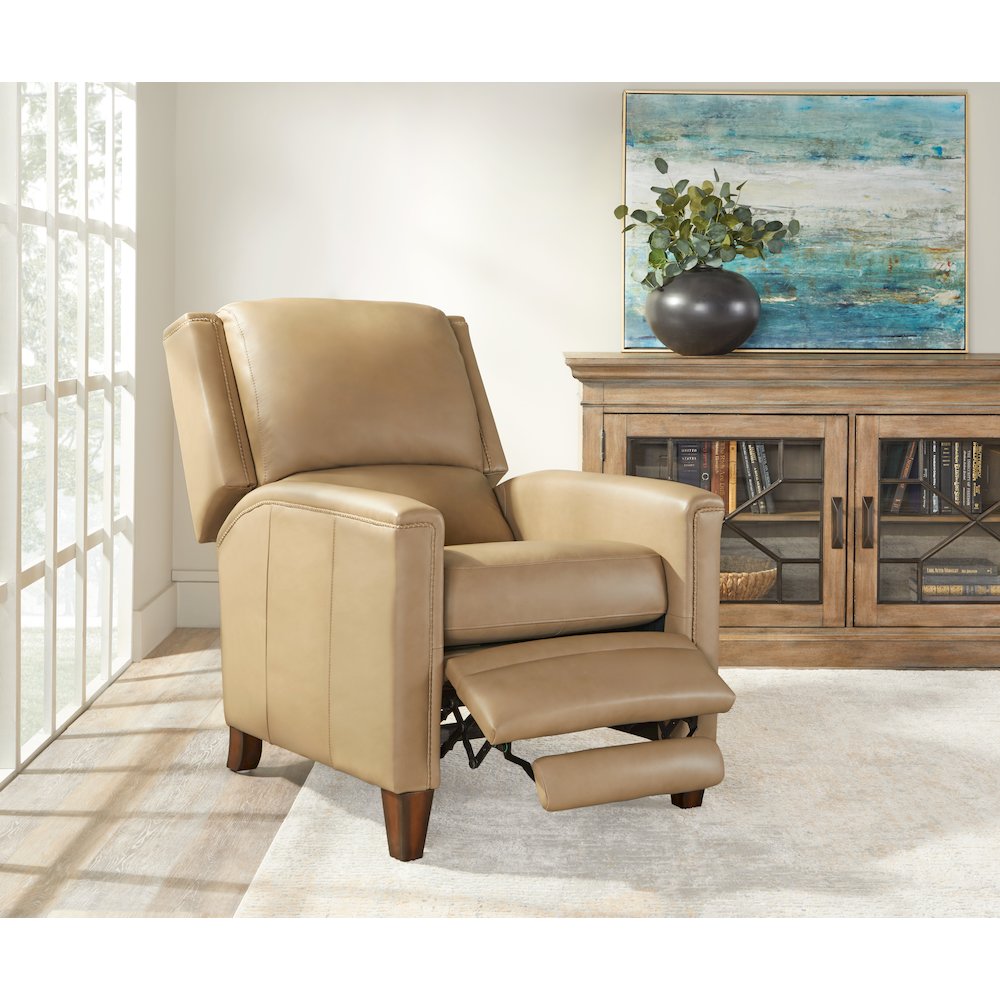 Connor - Luxe Latte Manual Recliner. Picture 5