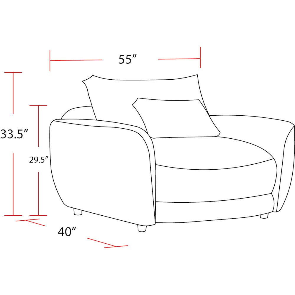 Utopia - Mega Ivory Sofa and 2 Chair and Half. Picture 14