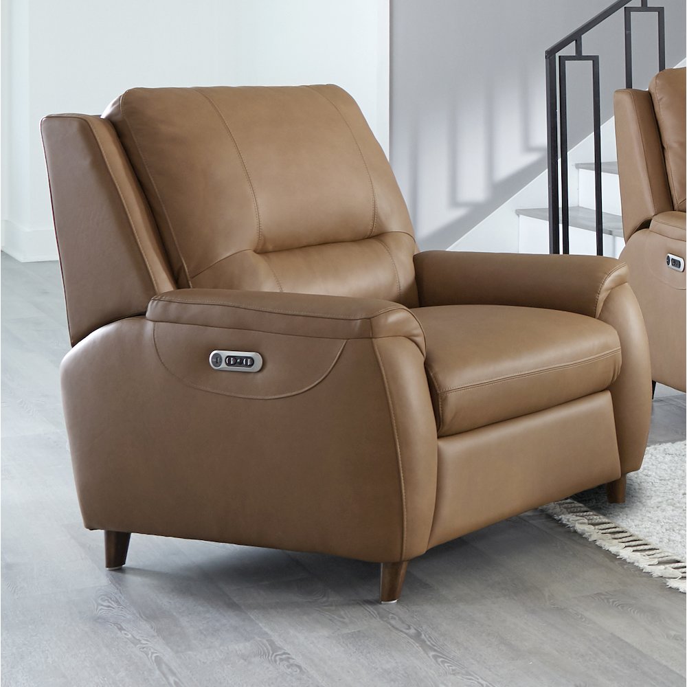 Austin - Caramel Cream Power Recliner P2. Picture 9