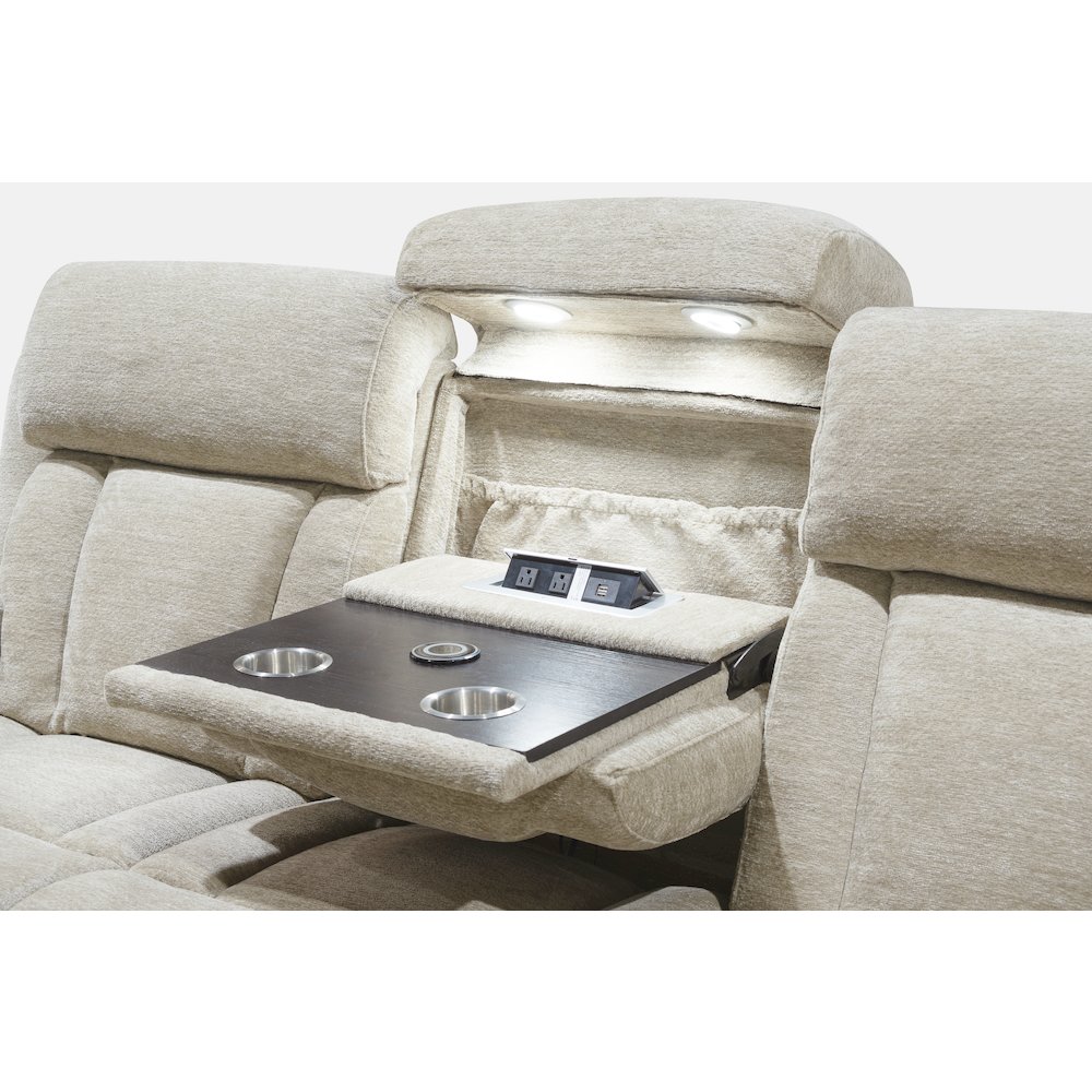Dalton - Lucky Fawn Power Reclining Sofa and Two Recliners. Picture 17