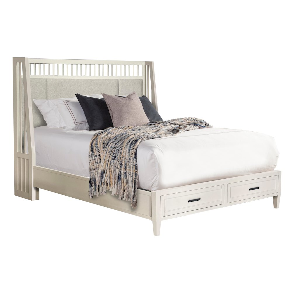 Modern Bedroom King Shelter Bed. Picture 1