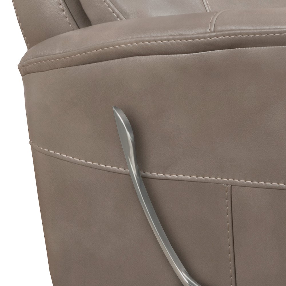 Gemini - Linen Swivel Glider Recliner. Picture 6