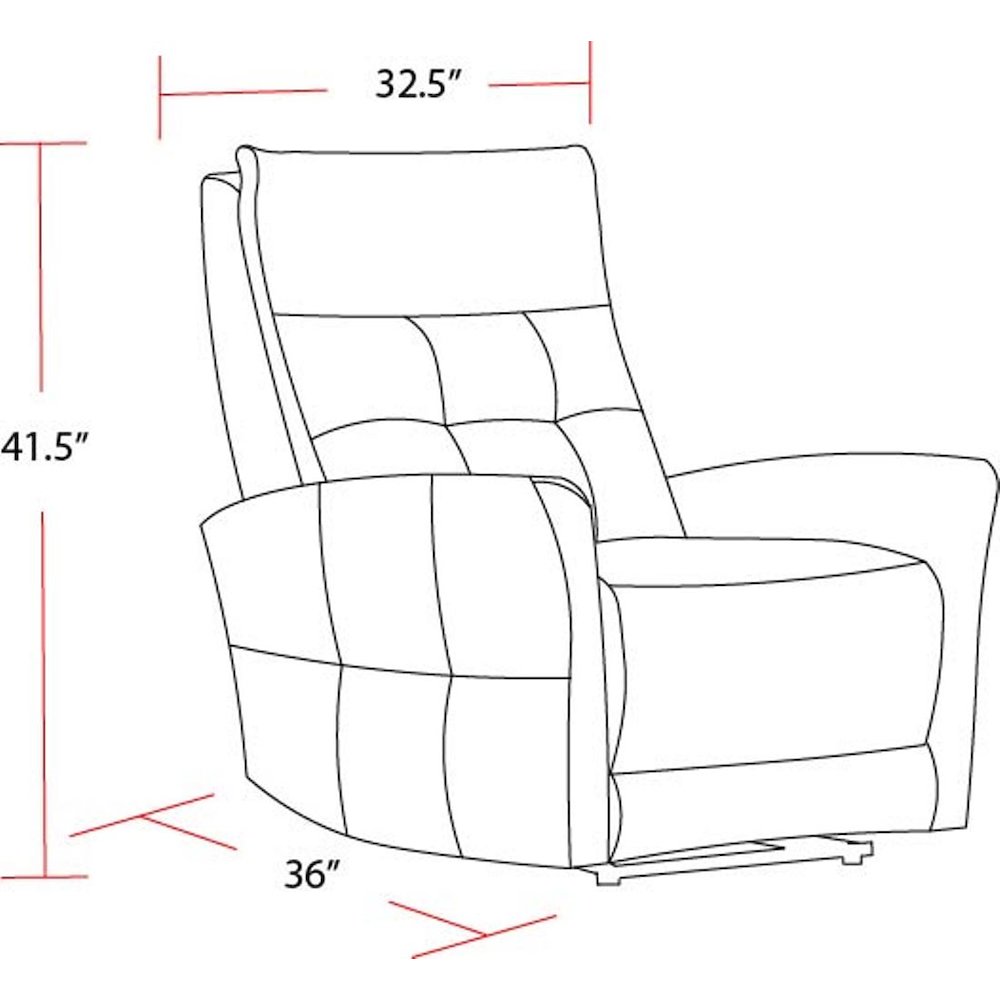Gershwin - Lucca Butterscotch Zero Gravity Power Recliner. Picture 5