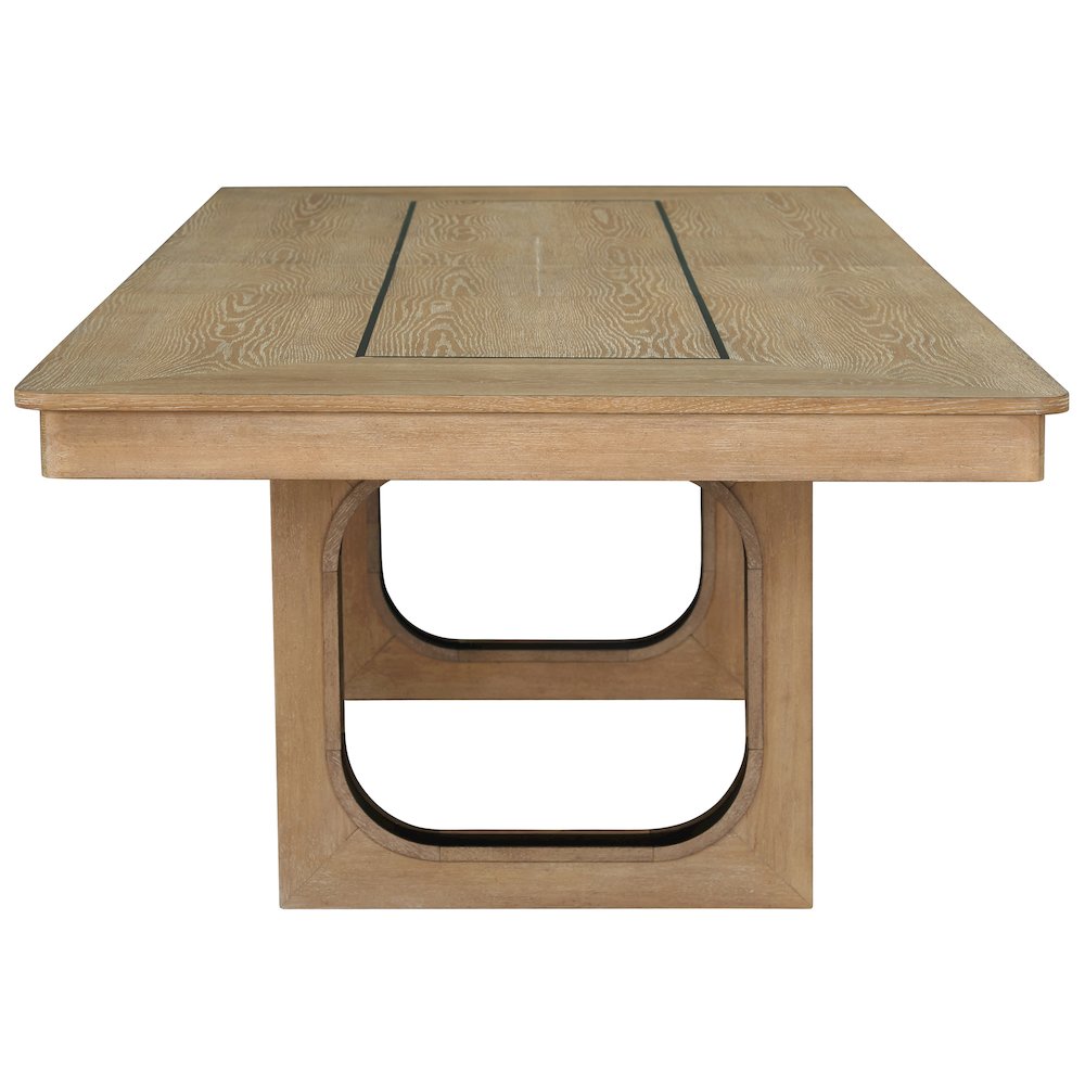 Dining 84" Rectangular Table with console & 8 caster chairs. Picture 3