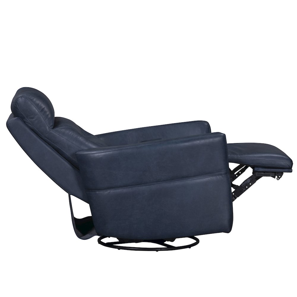 Remmington - Vintage Navy Power Swivel Glider Recliner P2. Picture 4