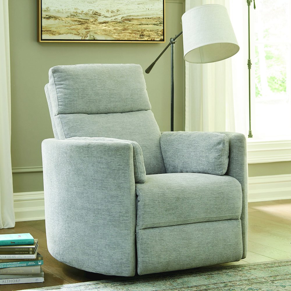 Radius - Mineral Power Swivel Glider Recliner. Picture 11