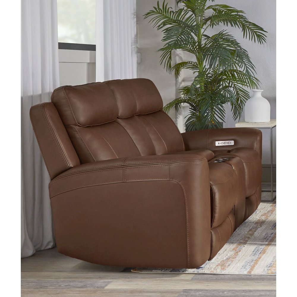 Calgary - Autumn Umber Power Reclining Sofa, Loveseat and Recliner. Picture 17