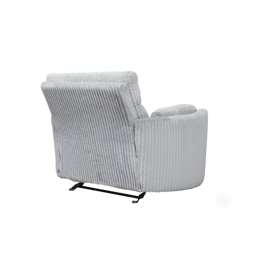 Radius Xl - Mega Grey Extra Wide Power Glider Recliner. Picture 4