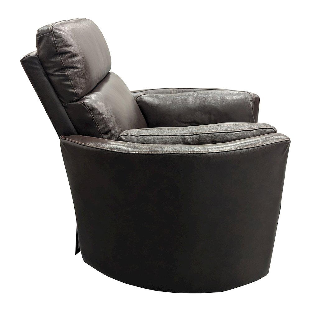 Radius - Hickory Brown Manual Swivel Glider Recliner. Picture 2