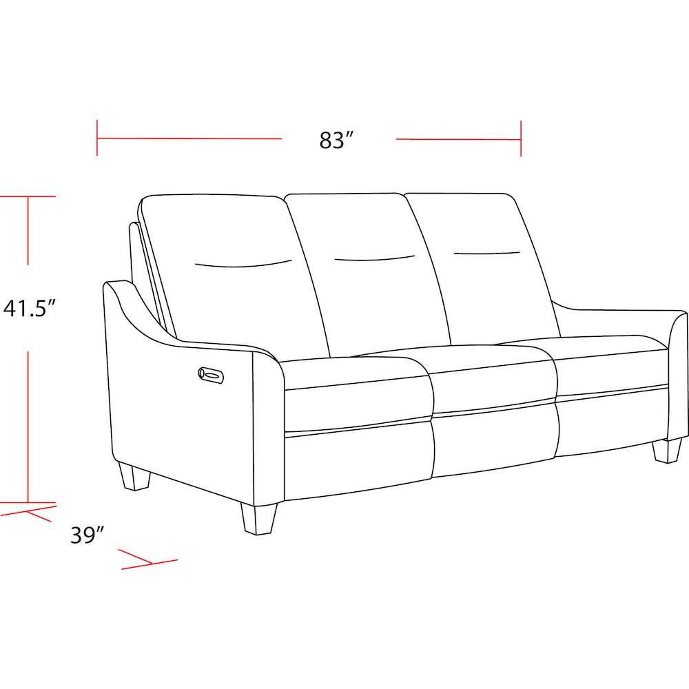 Powered By Freemotion Cordless Power Sofa. Picture 2