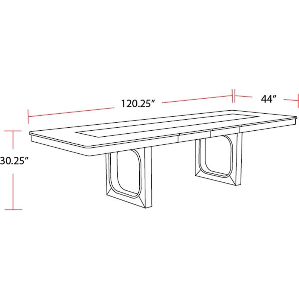 Dining 84" Rectangular Table with console & 8 caster chairs. Picture 15