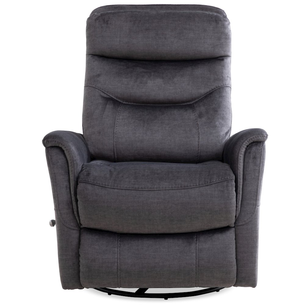 Gemini - Capri Charcoal Swivel Glider Recliner. Picture 3