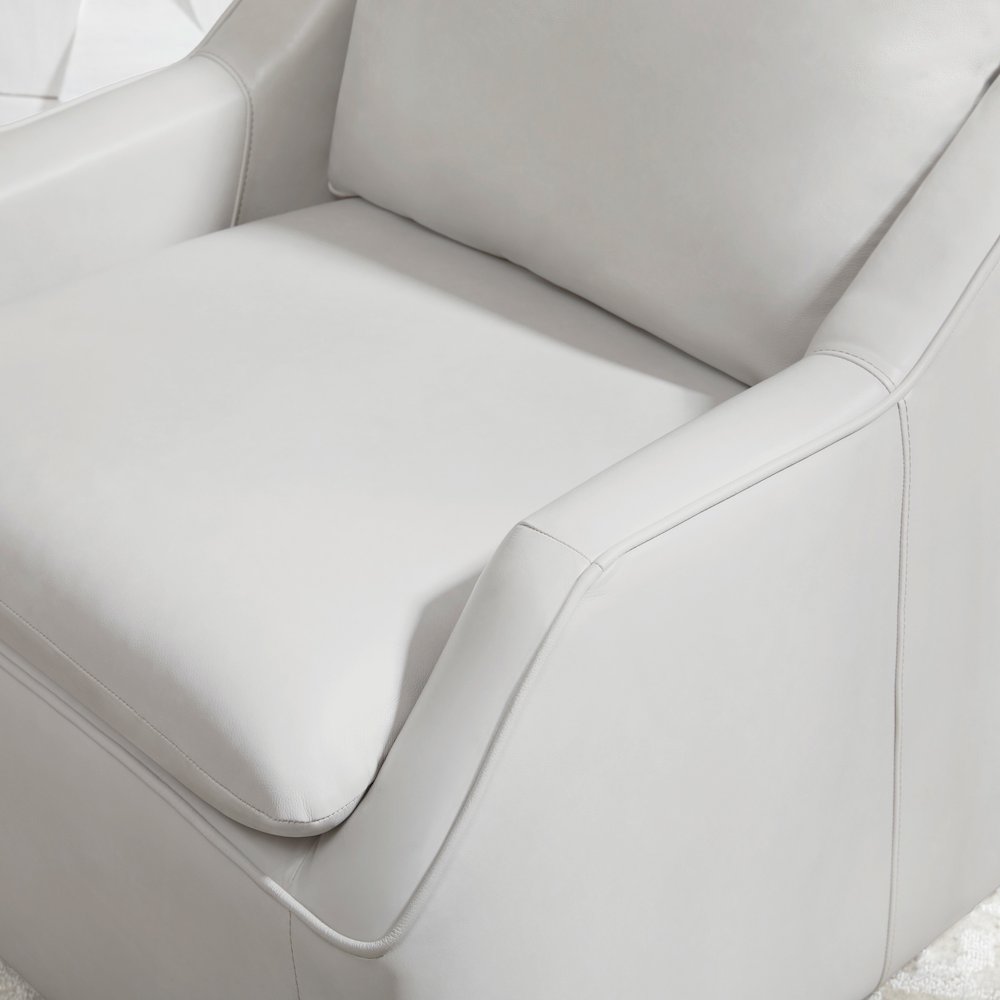 Asher - Steamboat Ice Swivel Accent Chair. Picture 10