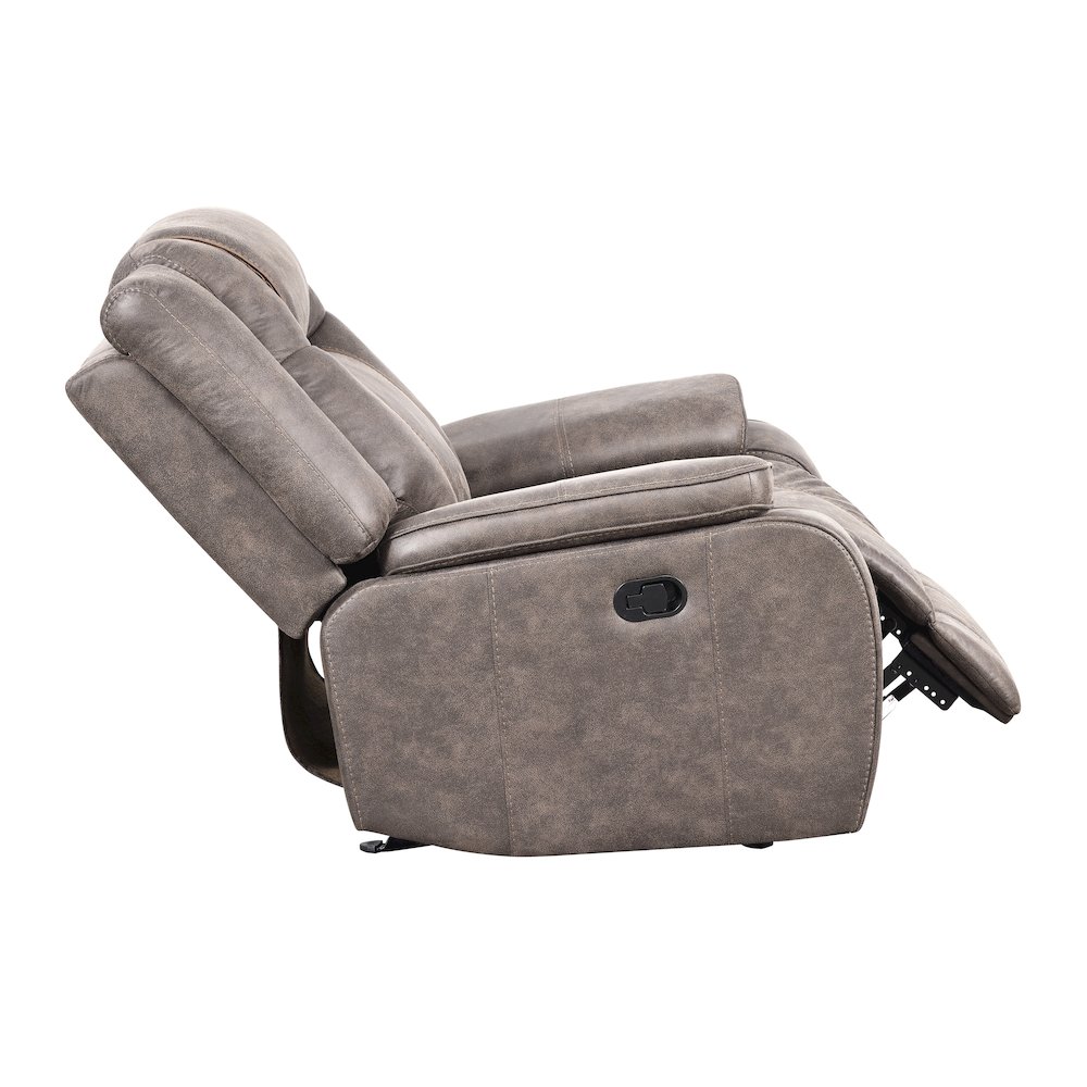 Blake - Desert Taupe Glider Recliner. Picture 5