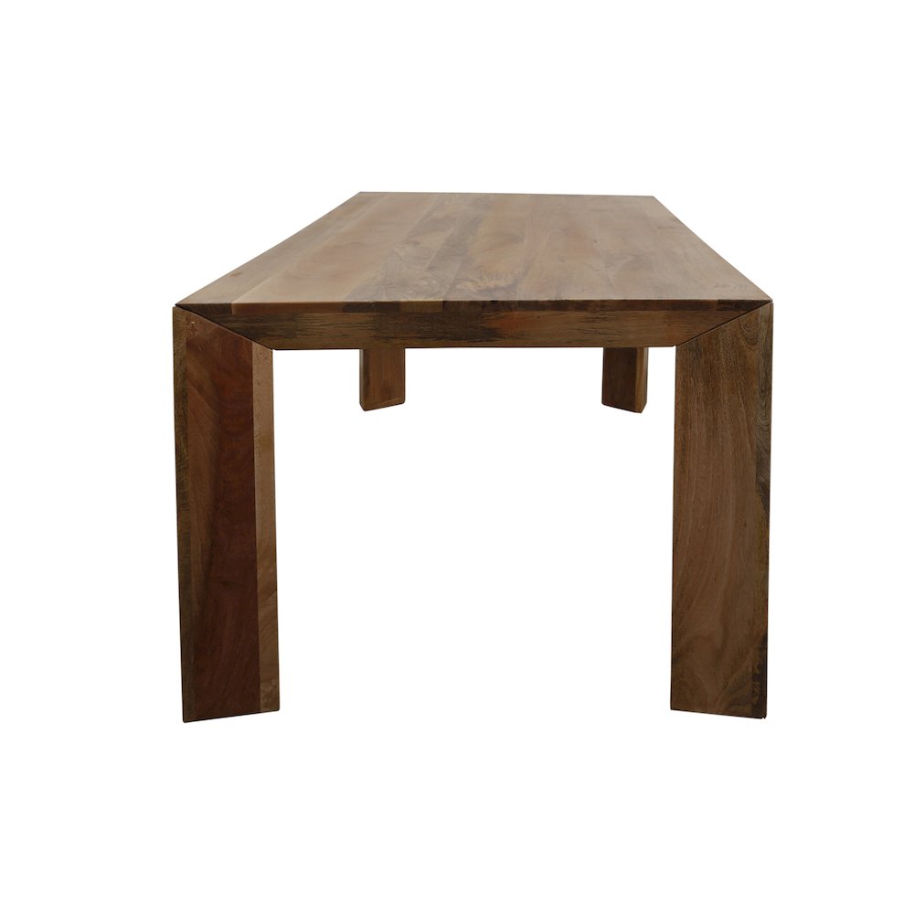 Downtown Dining 86 In. Rectangular Dining Table With 4 Upholstered Chairs. Picture 4