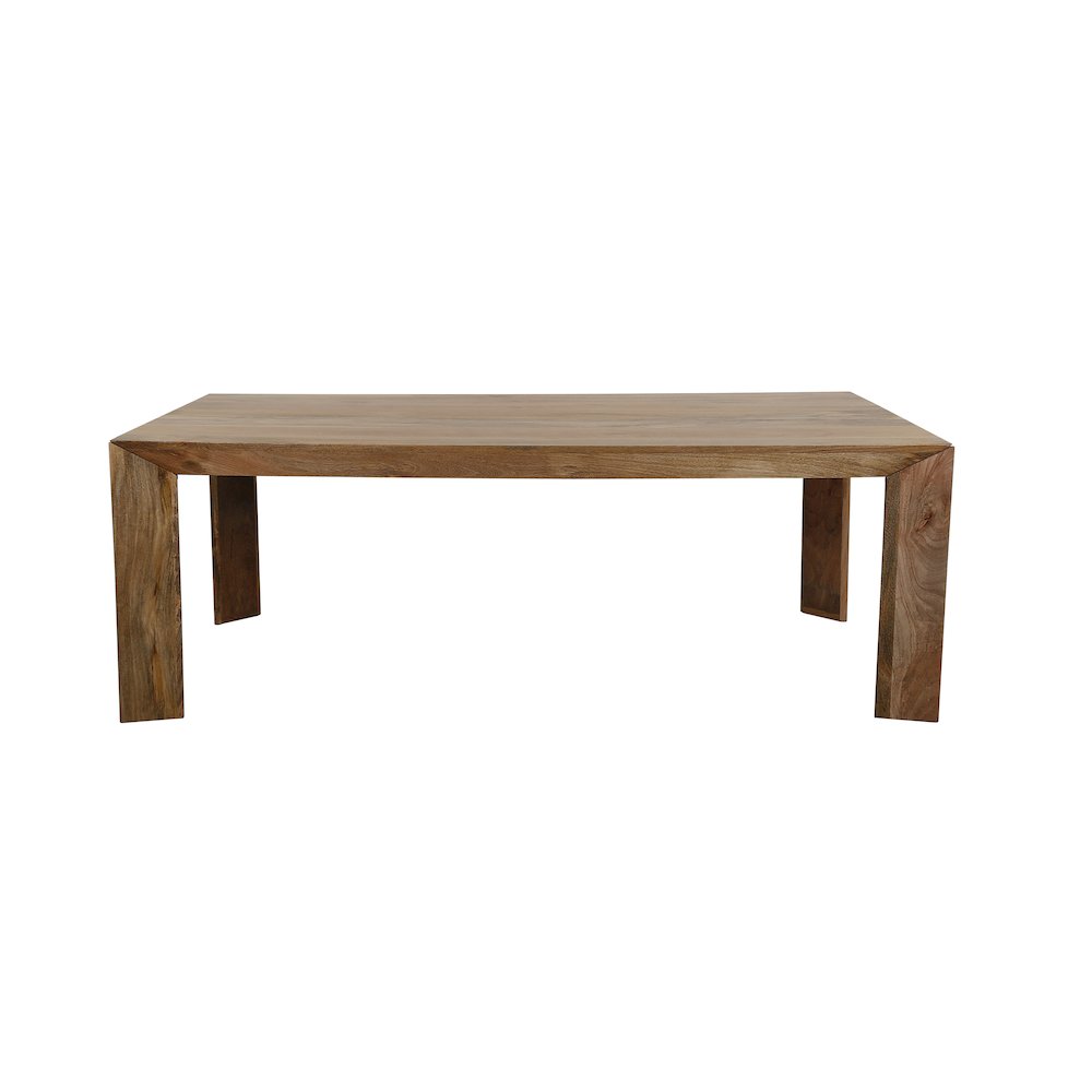 Downtown Dining 86 In. Rectangular Dining Table With 4 Upholstered Chairs. Picture 3