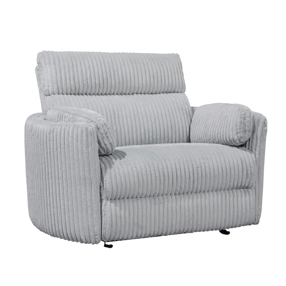 Radius Xl - Mega Grey Extra Wide Power Glider Recliner. Picture 1
