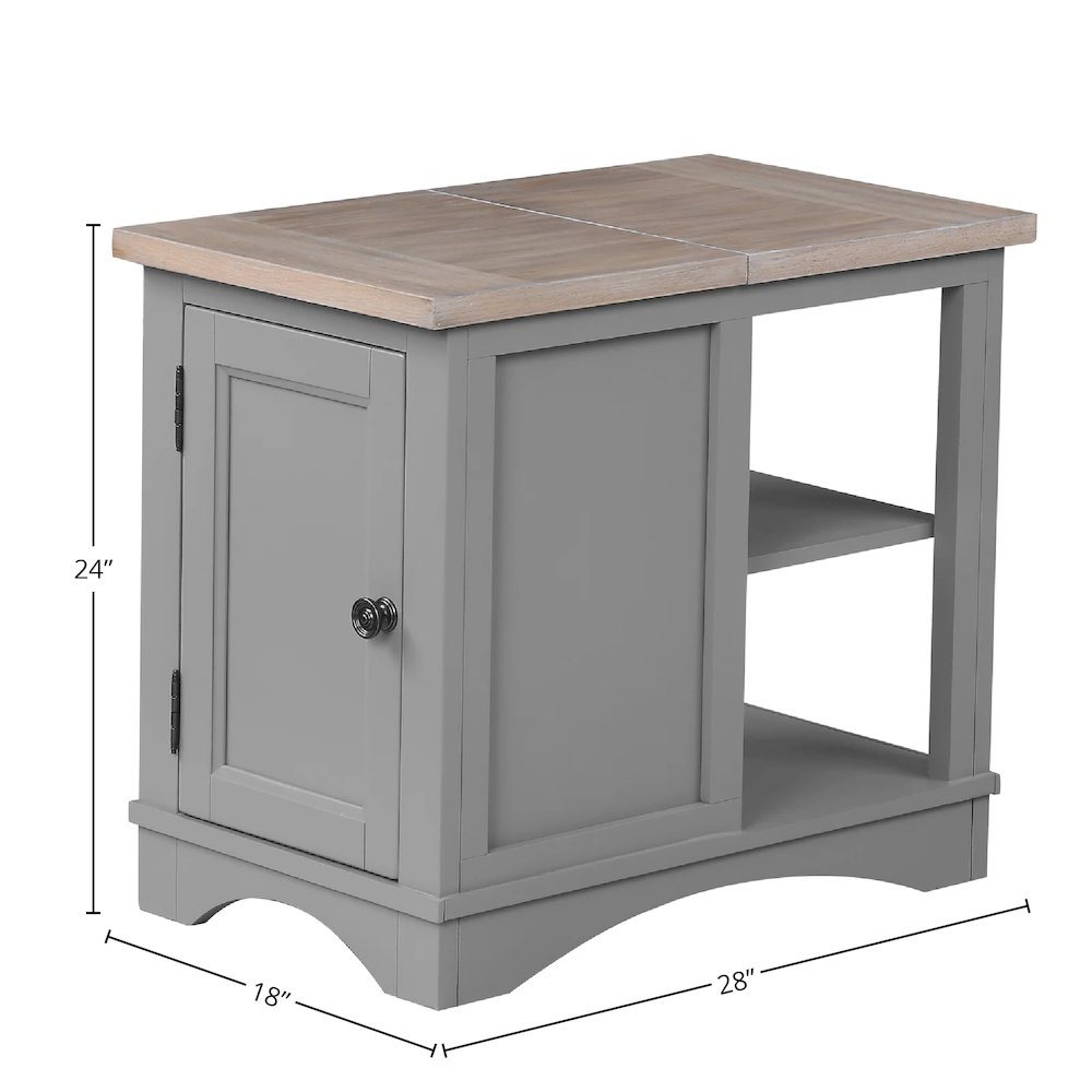 Modern - Dove Cocktail Table with 2 Chairside Tables. Picture 8