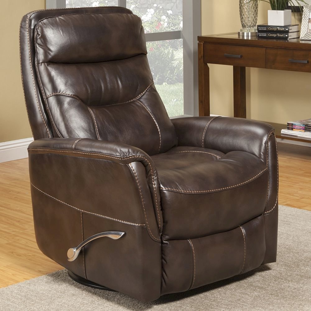 Gemini - Truffle Swivel Glider Recliner. Picture 6