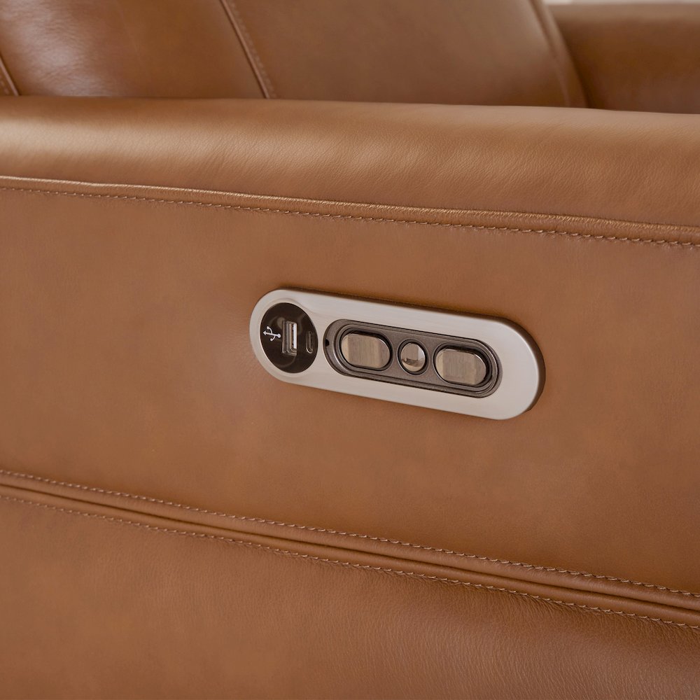 Bradford - Steamboat Ecru Power Zero Gravity Recliner P2. Picture 9